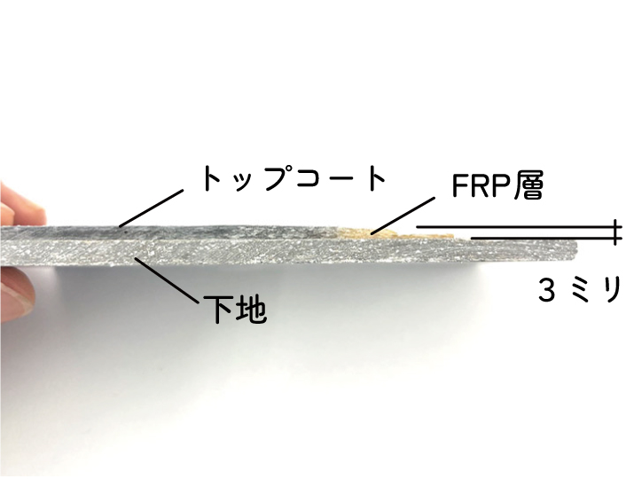 FRP防水断面