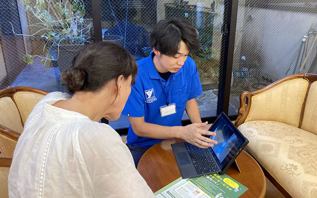 乕野冬馬お客様と対談